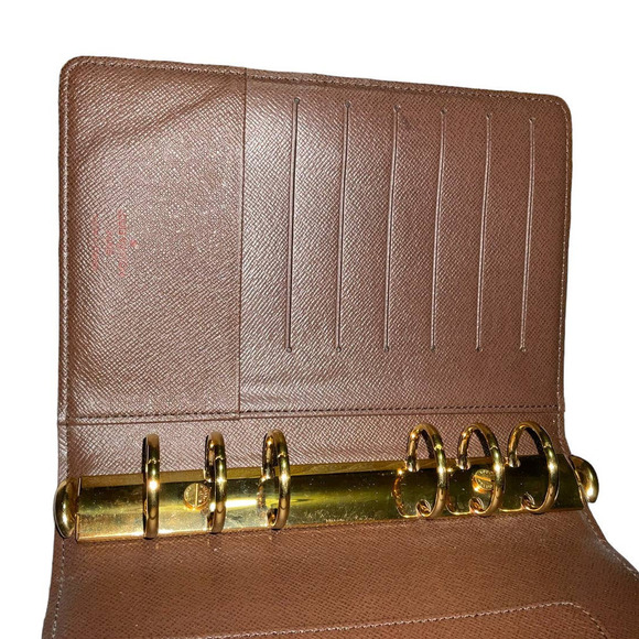 Louis Vuitton Damier Ebene Medium MM Ring Agenda Cover - Picture 8 of 16